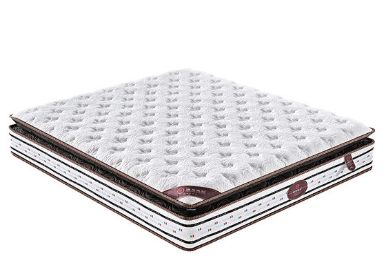 ที่นอนโฟมผ้าฝ้ายอินทรีย์ความหนาแน่นสูง OEM Thickened King Pocket Spring Mattress
