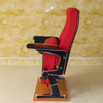 เก้าอี้โรงหนัง ODM พร้อมที่วางแก้ว, ที่นั่งโรงละครสีแดง Flameproof หลายฉาก