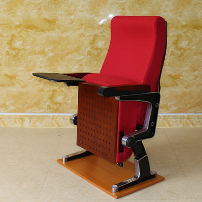 เก้าอี้โรงหนัง ODM พร้อมที่วางแก้ว, ที่นั่งโรงละครสีแดง Flameproof หลายฉาก