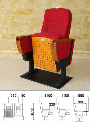 เก้าอี้โรงหนัง Flameproof พร้อมที่วางแก้ว, เก้าอี้ที่นั่งผู้ชมป้องกันไฟฟ้าสถิต